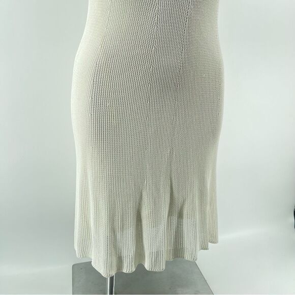 Polo Ralph Lauren White Crochet Knit Sleeveless Summer Dress Small Lined, NWT - Picture 8 of 17